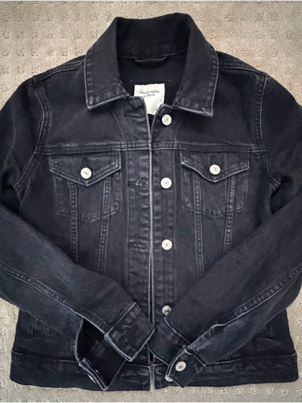 Abercrombie & Fitch Women’s Black Denim Jacket
